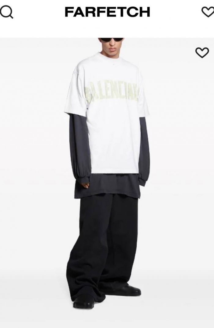 Футболка Oversize Balenciaga  